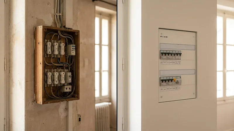 Mise aux normes tableau électrique Ris-Orangis